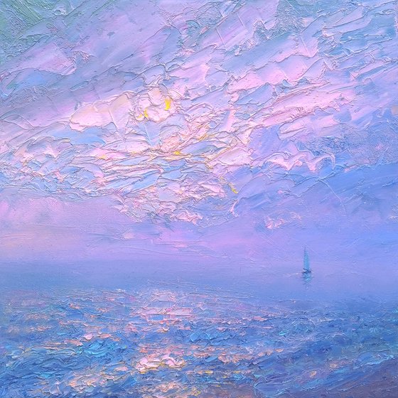 Pink sea