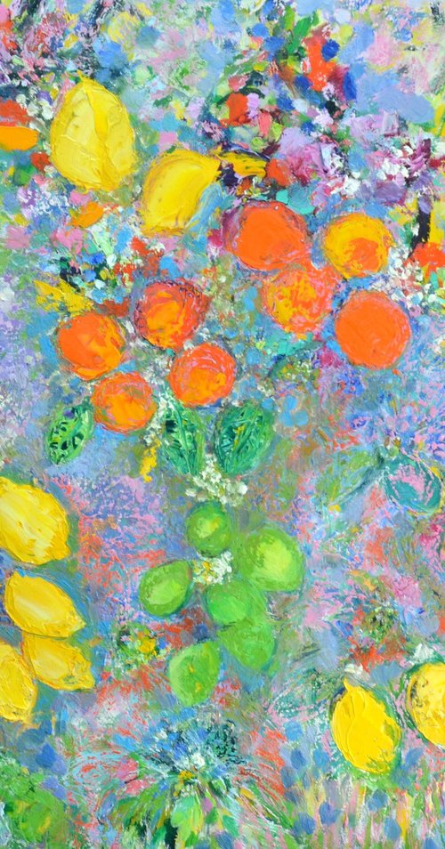 Sweet Oranges of Valencia by Lesley Blackburn