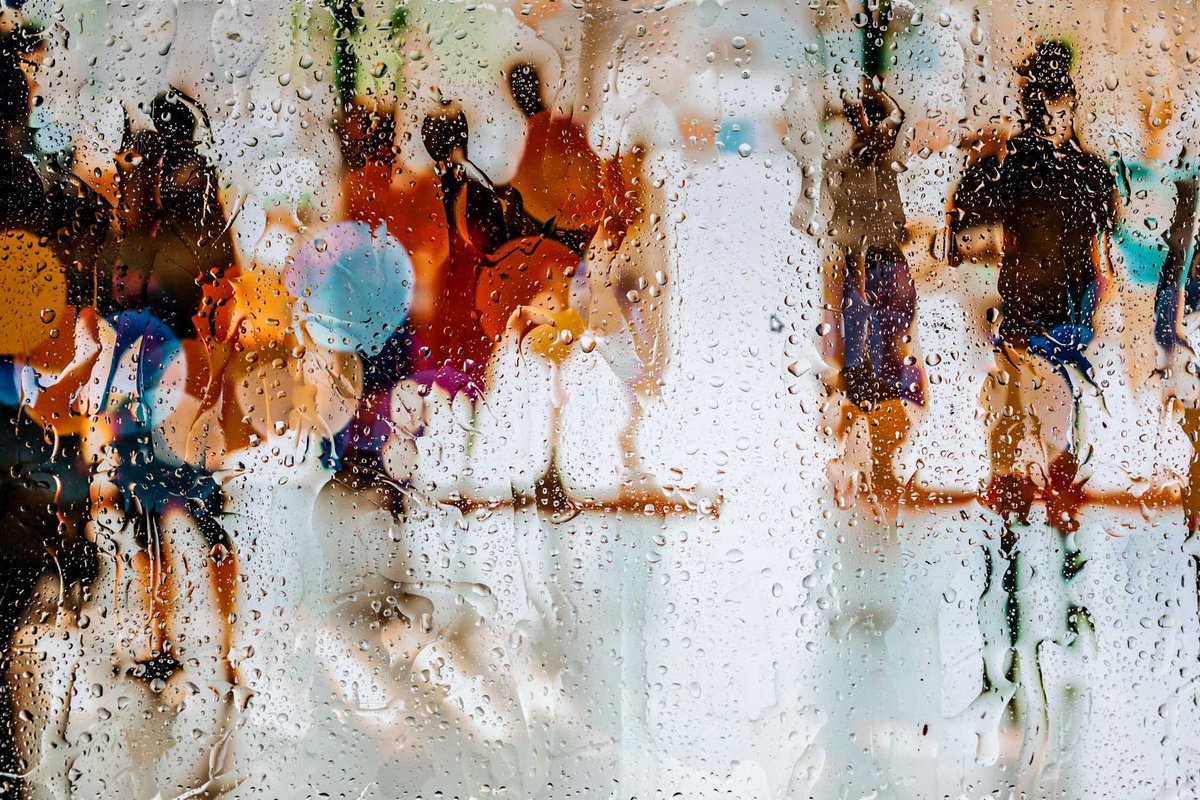 Abstract Cityscapes Photograph By Sven Pfrommer, 47 X 31", Rainy Days In Saigon Xii, Original Artwork