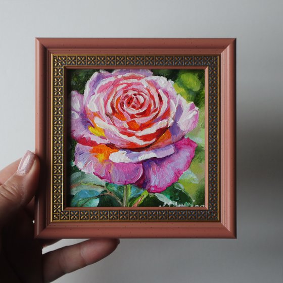 Rose Small Art Framed