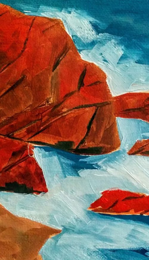The shore, seascape by Padmaja Madhu