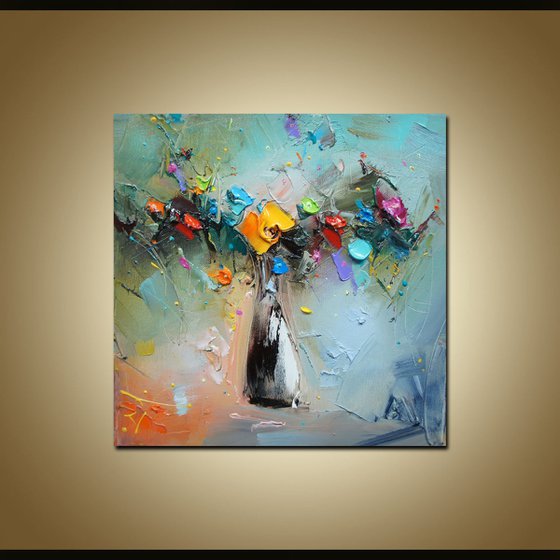 Flowers with vase