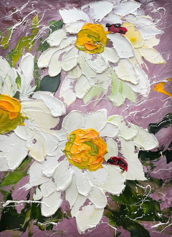 Daisy Chamomile Painting