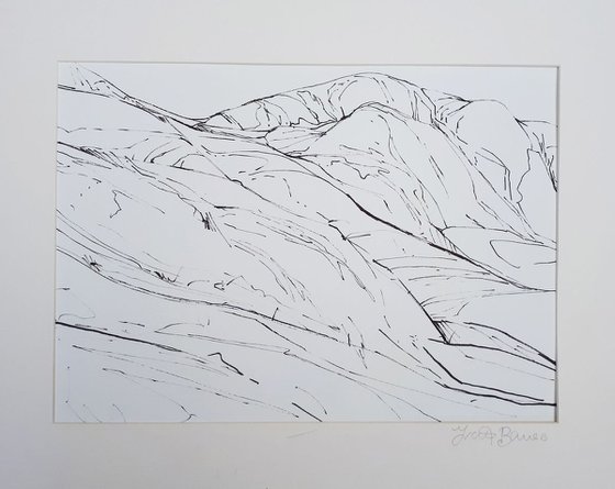 DIARY DRAWING  No. 5  Buttermere  04 09 18