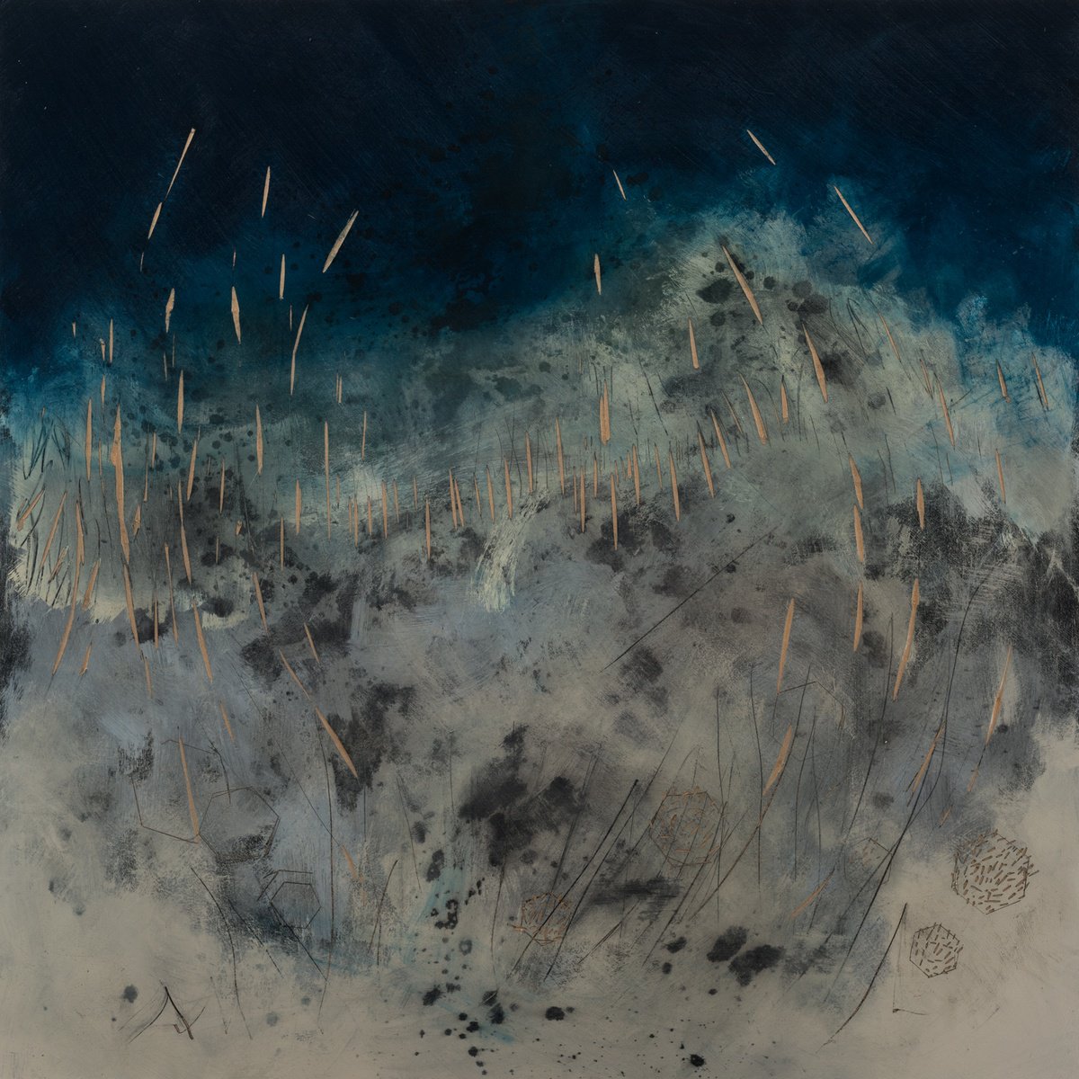 Abstract Landscape Painting By Chloe Yandell, 41 X 41, Elsewhere, Original Artwork