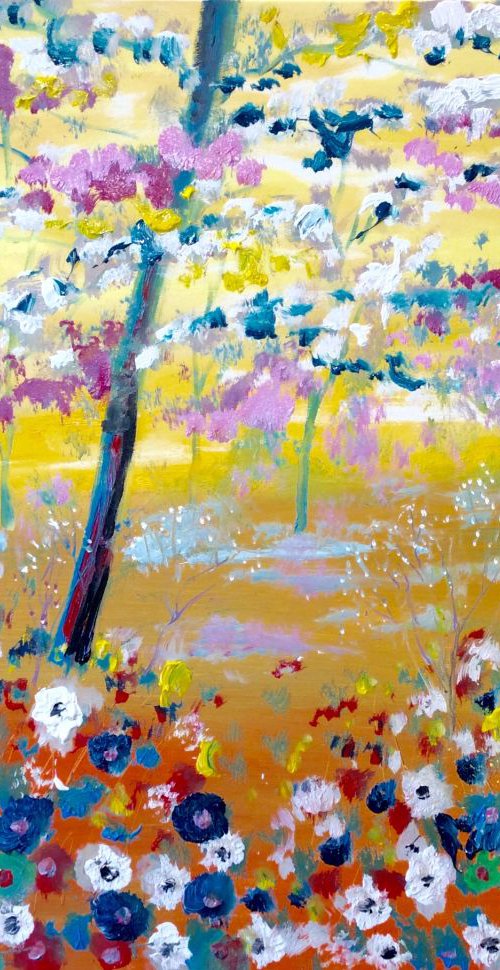 Flowers in the forest VI by Alejos