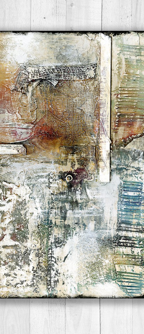 When Love Remains 2 -  Textural Abstract Painting by Kathy Morton Stanion by Kathy Morton Stanion