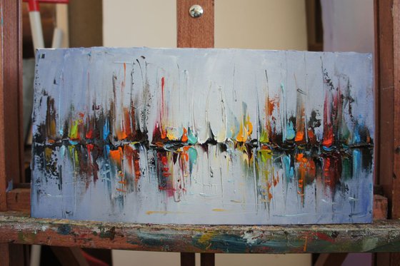 Color charts 2, Palette knife oil painting