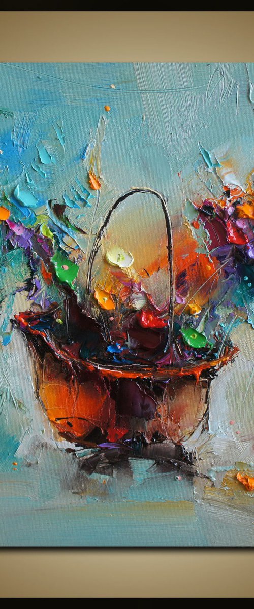 Colorful basket by Stanislav Lazarov