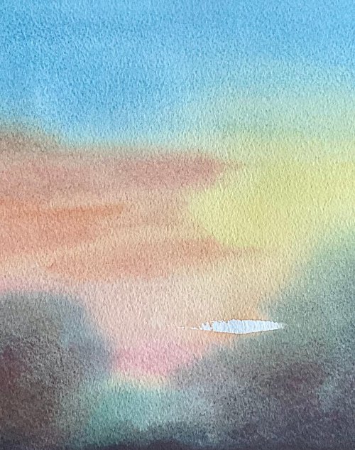 Beautiful Sunset sky by Samantha Adams
