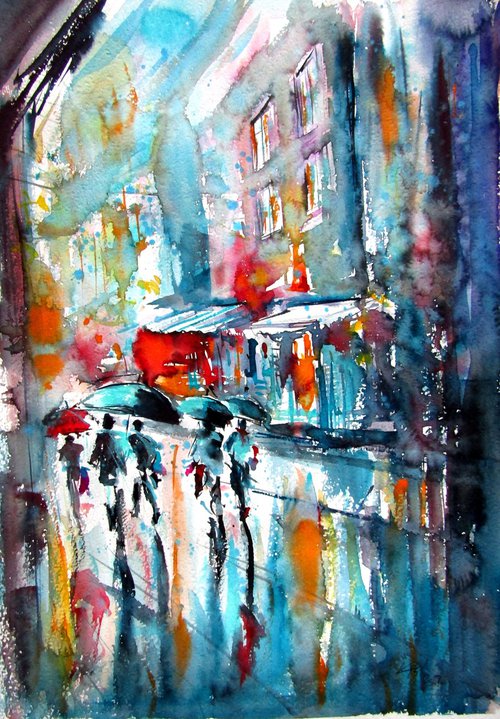 Rainy day in the city III by Kovács Anna Brigitta