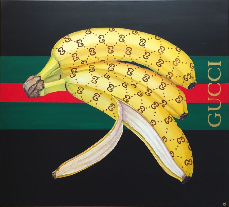 Gucci Forever Acrylic Painting By Lena Smirnova Artfinder