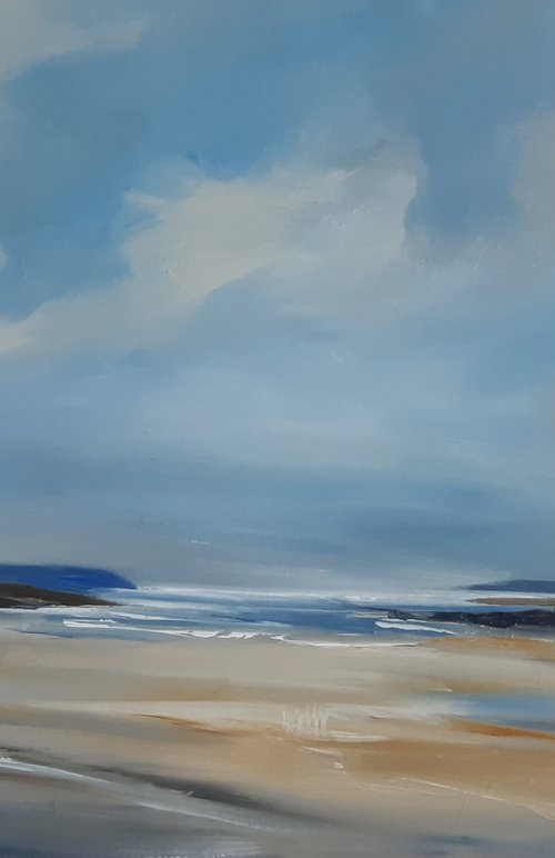 The beach at Rock, Cornwall by Steve Keenan