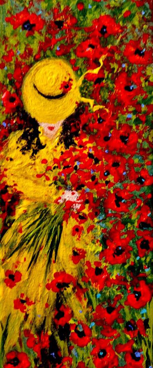 Lost in a field of poppies.. by Cristina Mihailescu