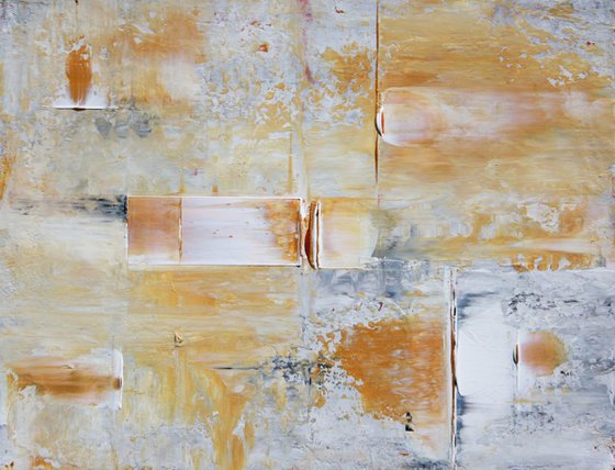 Ochre Gold Abstract Concept