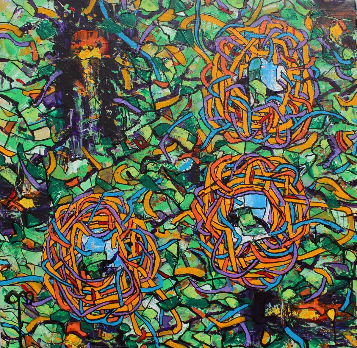  Bio Rhythms 9 By Graham R Mclachlan, 24 X 24, Artwork For Sale On Artfinder