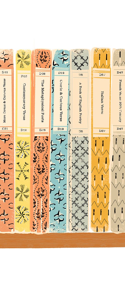 Penguin Poetry book collection, limited-edition by Design Smith