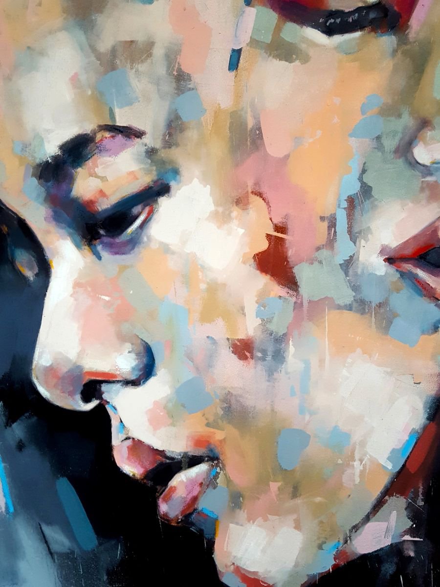 3-18-17 heads Oil painting: Thomas Donaldson | Artfinder