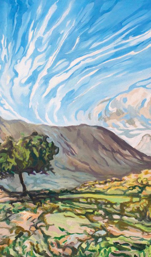 Lone oak by Guy  Pickford