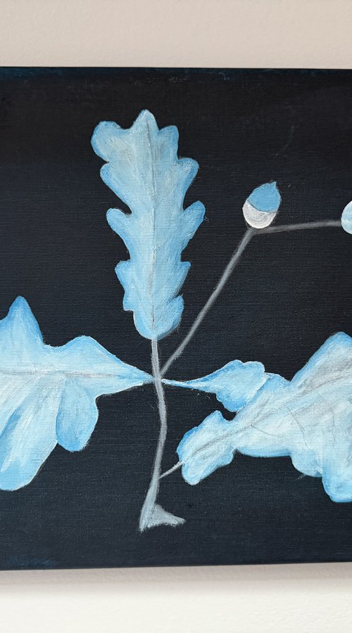 Blue Acorn by Alan Horne Art Originals