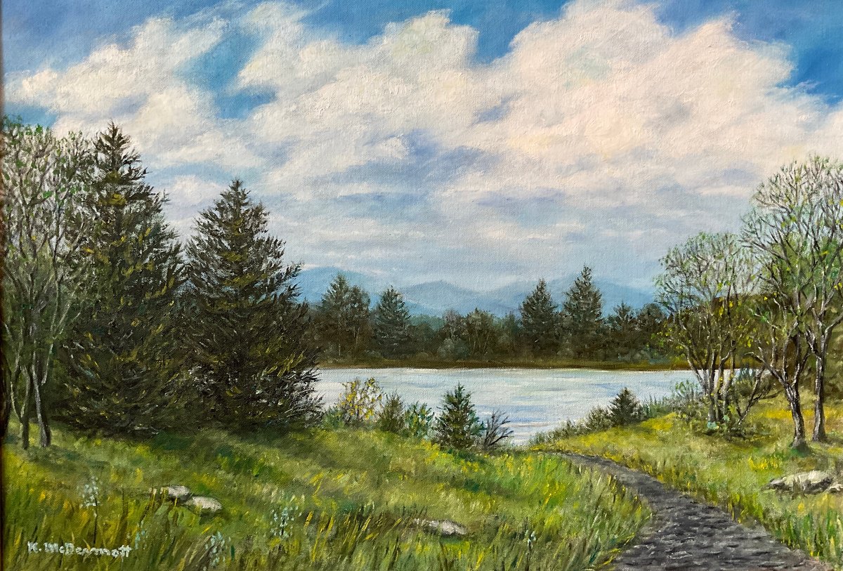 The Way to the Lake # 2 by Kathleen McDermott