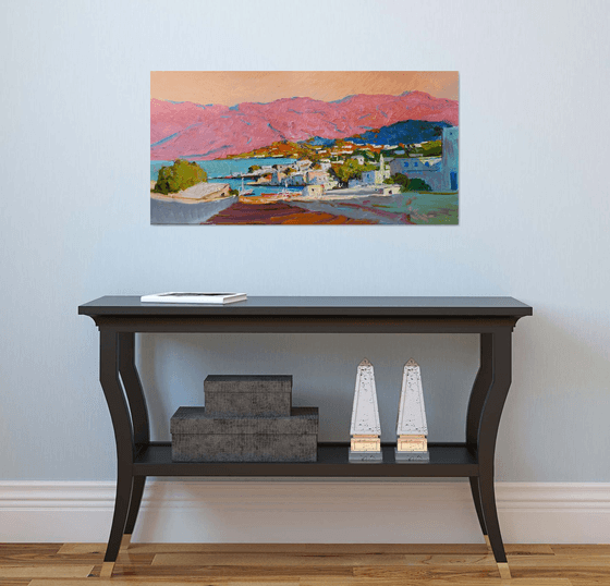 Evening on Greek Island