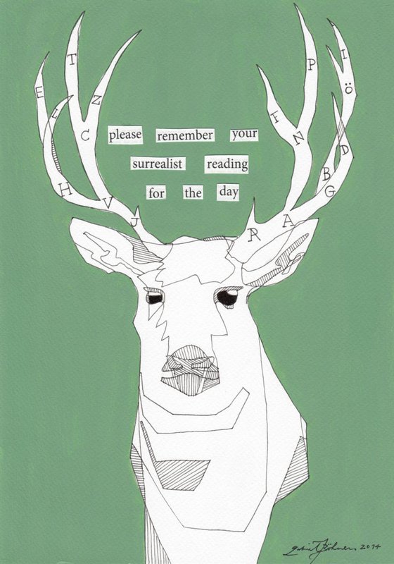 Surrealist Deer