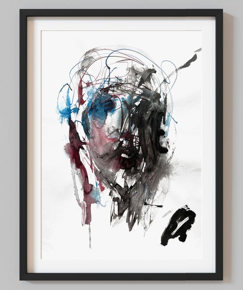 Abstract Portrait by Makarova Abstract Art