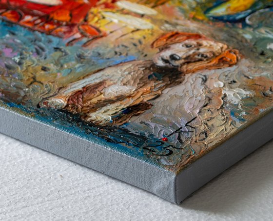 Who Let a Dog in the Painting?