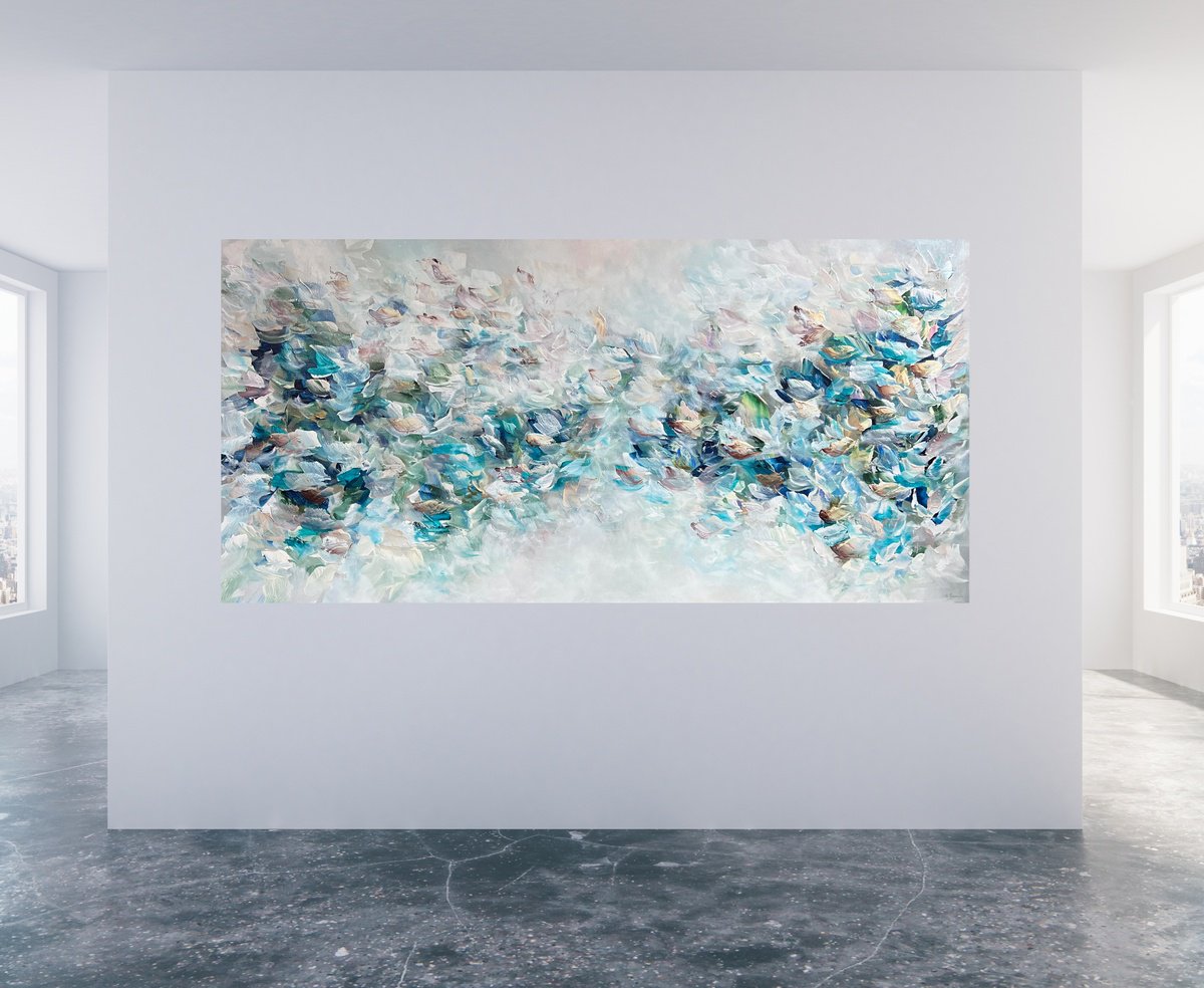  Ocean Dance By Ve Boisvert, 72 X 36, Artwork For Sale On Artfinder