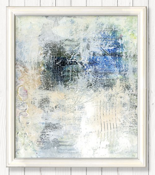 A Moment In The Journey - Framed Abstract Painting by Kathy Morton Stanion by Kathy Morton Stanion