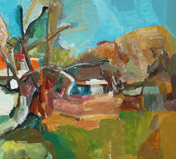 House with orange roof