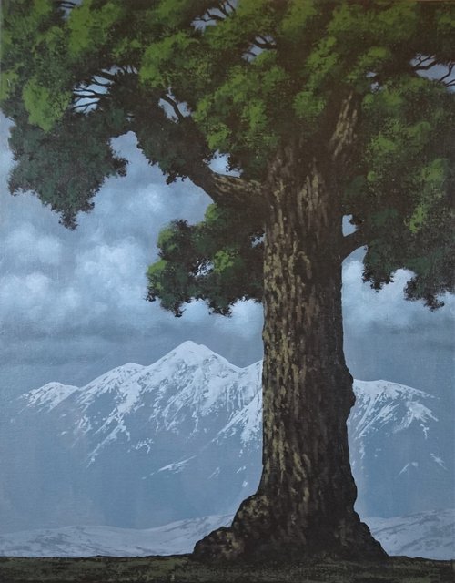 Oak before Skiddaw by Anthony Al Gulaidi