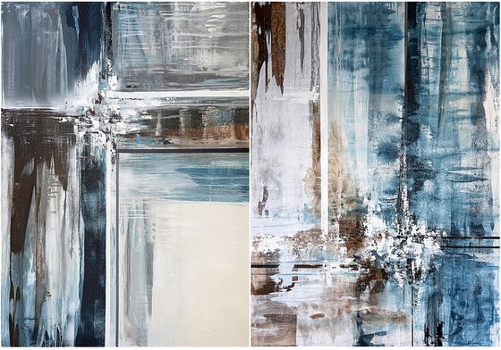 Diptych Connection of Depths