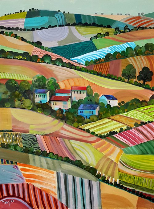 Hills and Fields by Trayko Popov