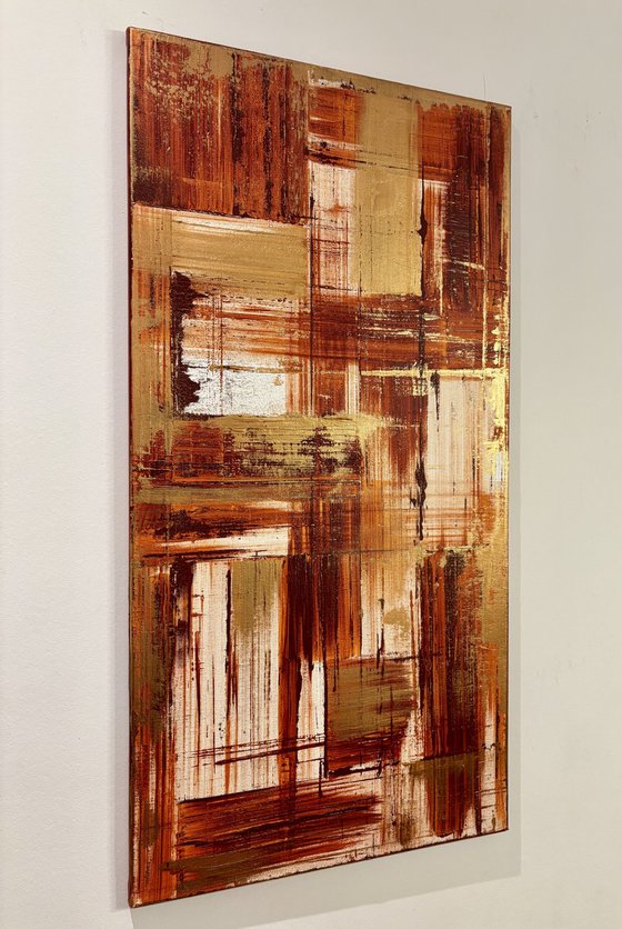 Field of Study Ochre 50x100x2 cm