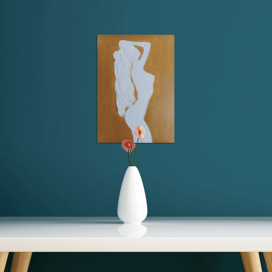 Minimalism Naked woman