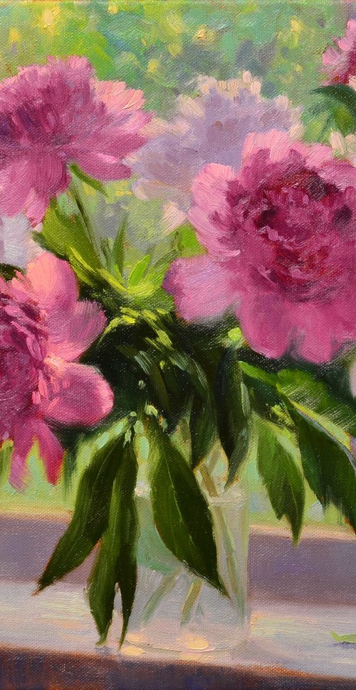Peonies from the garden by Ruslan Kiprych