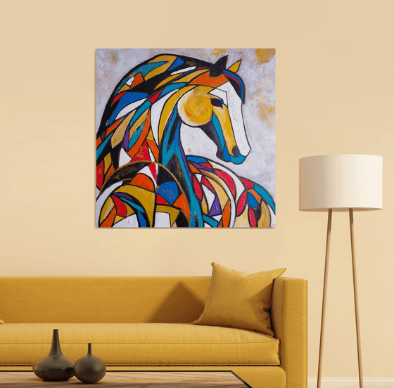 Mosaic Mustang