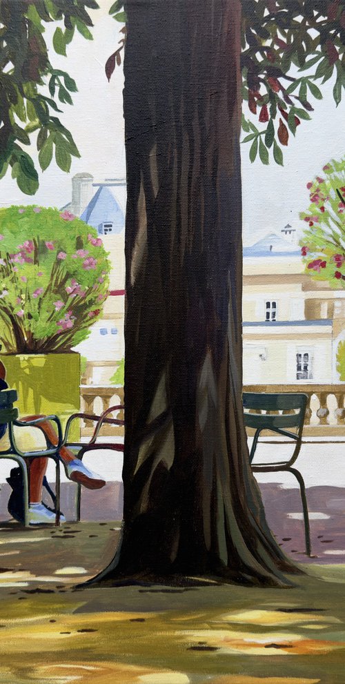 Summer Jardin Du Luxembourg Paris by Joseph Lynch