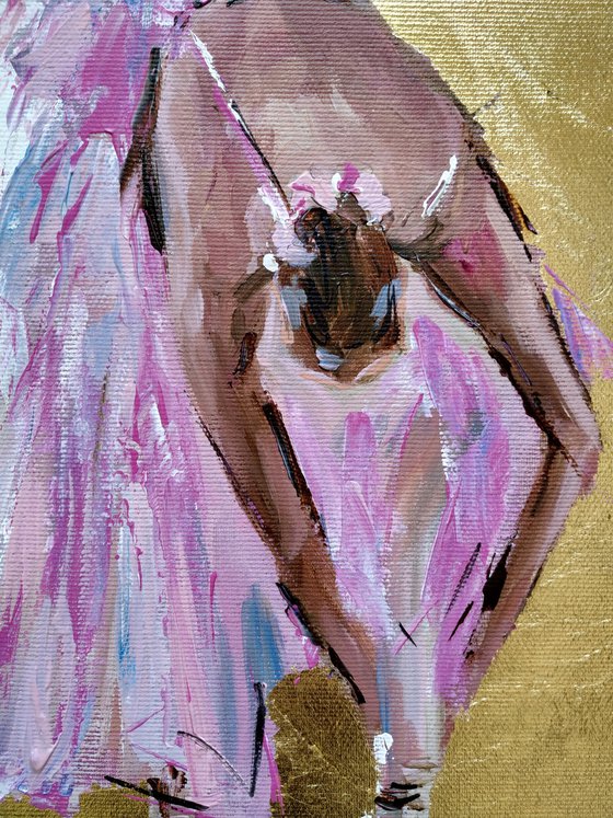 Backstage 8 - Ballerina   Painting on Canvas