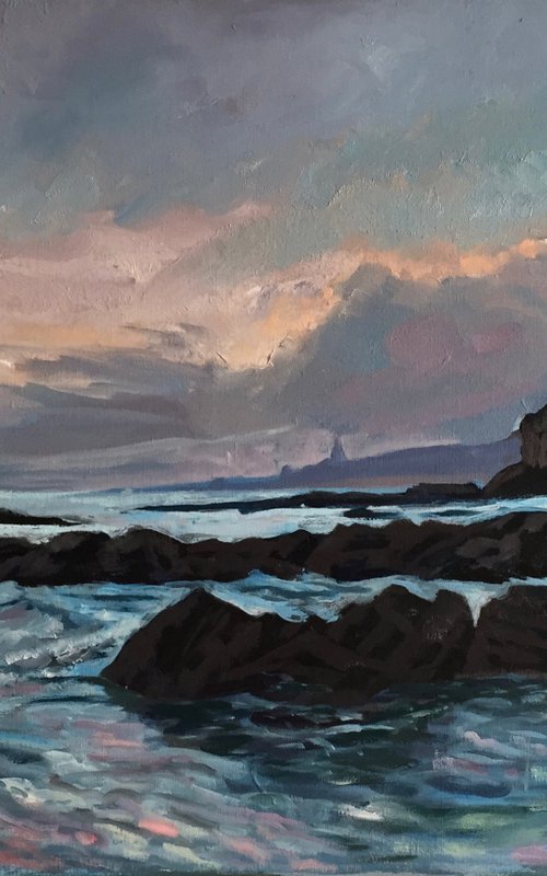 'Looking towards St Monans from Pittenweem, Fife' by Stephen Howard Harrison