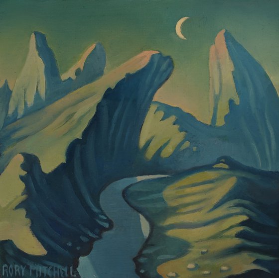 Early evening, late summer landscape
