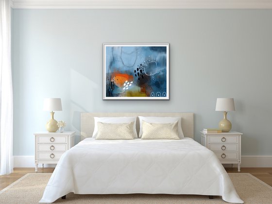 Les sirènes ne sont pas des poissons - Abstract artwork - Limited edition of 3