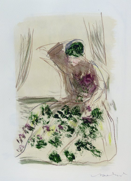 She 20-3, acrylic and pencil on paper 24x32 cm