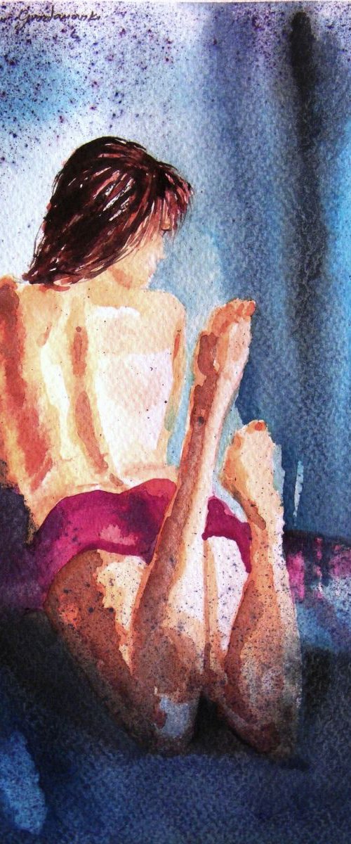 "Nude-Fragments of light and shadow 15" by Ivan  Grozdanovski