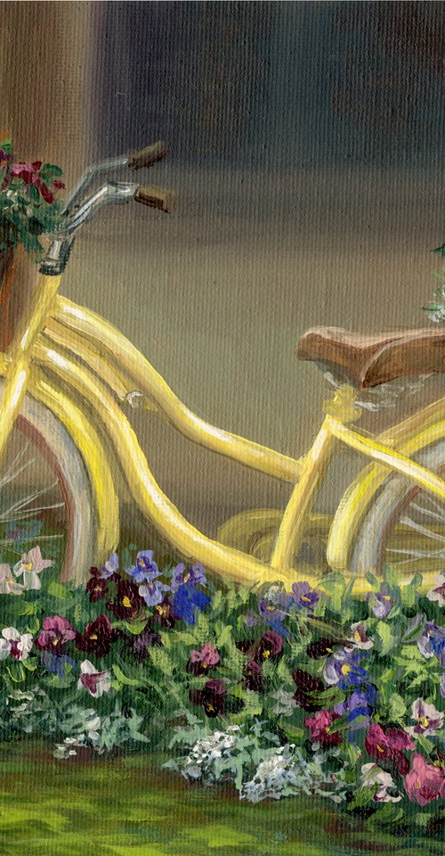 Old Bike in the Garden by Steph Moraca