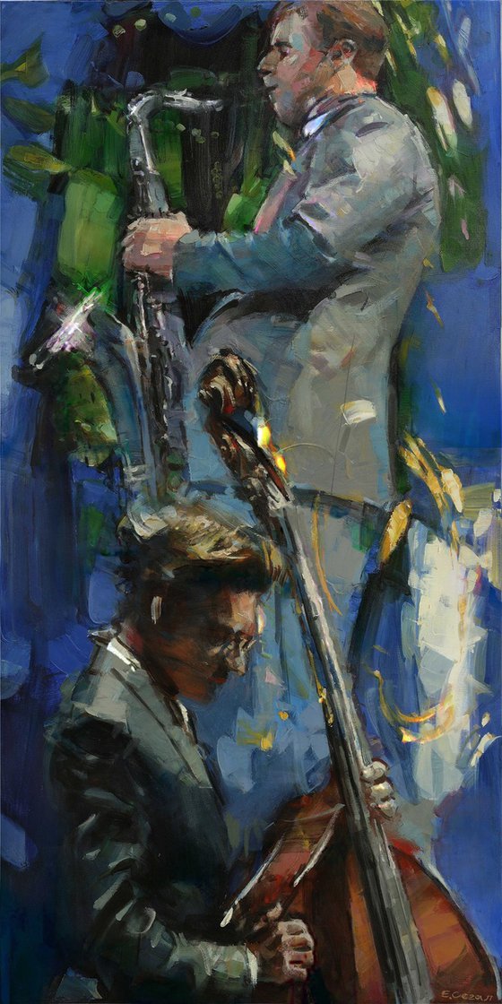 Eugene Segal "playing jazz"