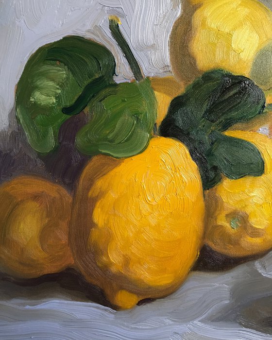 Still life with lemons