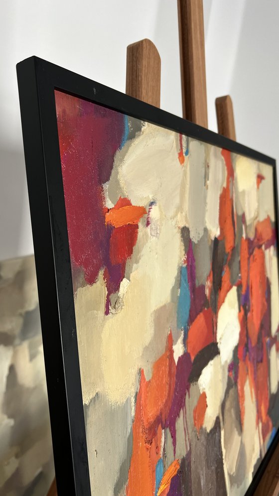 BRIGHT MOMENT 7/Oil painting